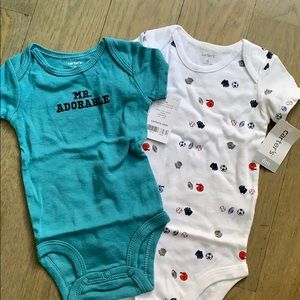 Onesie 0-3 months and 6 month onesie